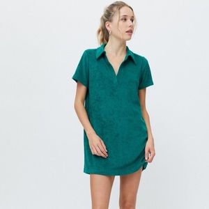 Urban Outfitters Janelle Terry Polo Mini Dress - Green - Y2K inspired
